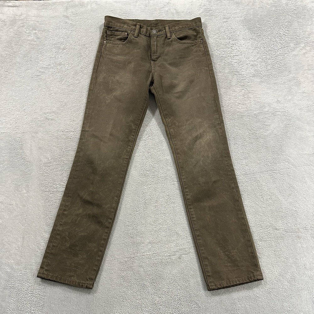 Levi's 511 Jeans Men's 30x30 Straight Skinny Fit Denim Brown Casual